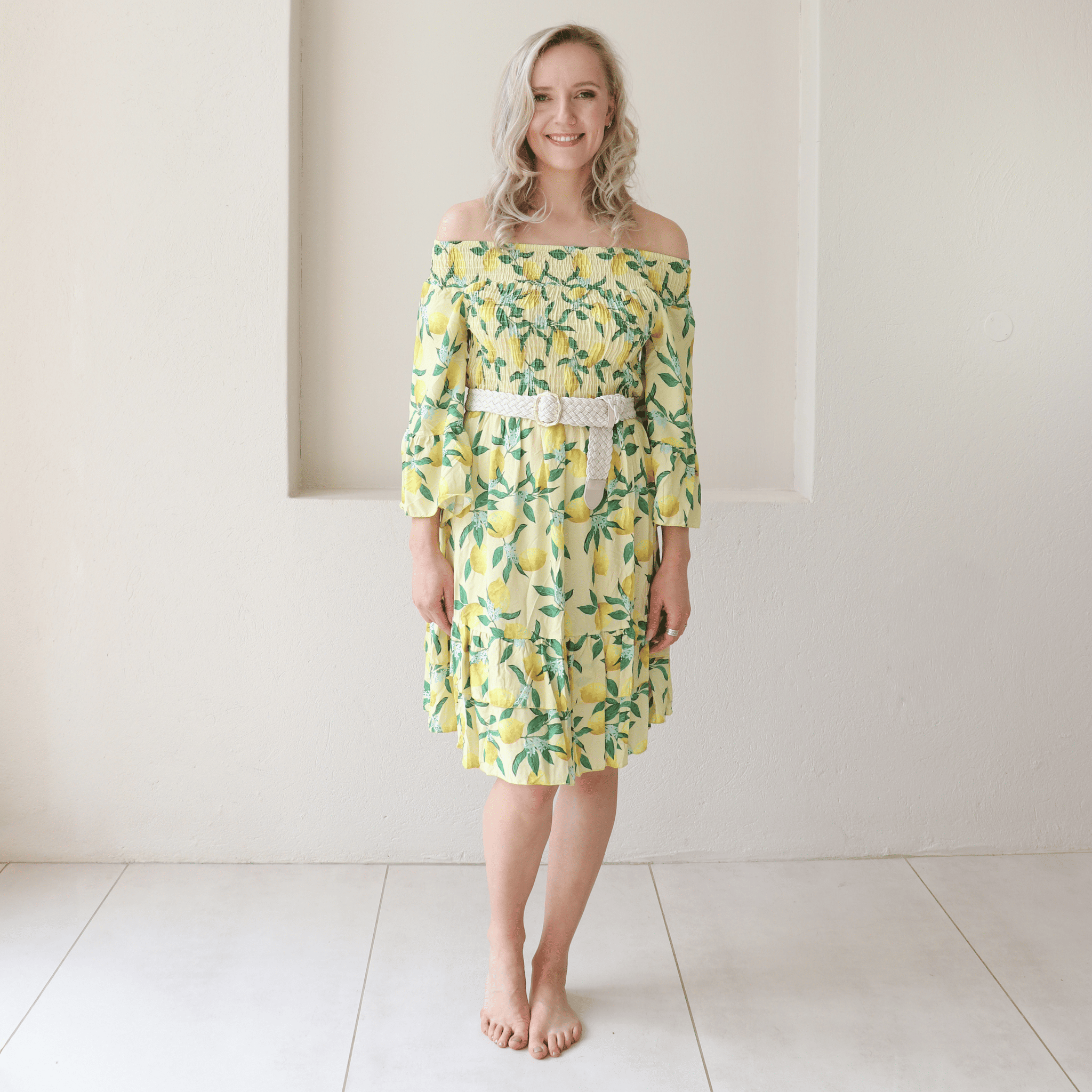 WINSLET SOFT VISCOSE PEASANT DRESS