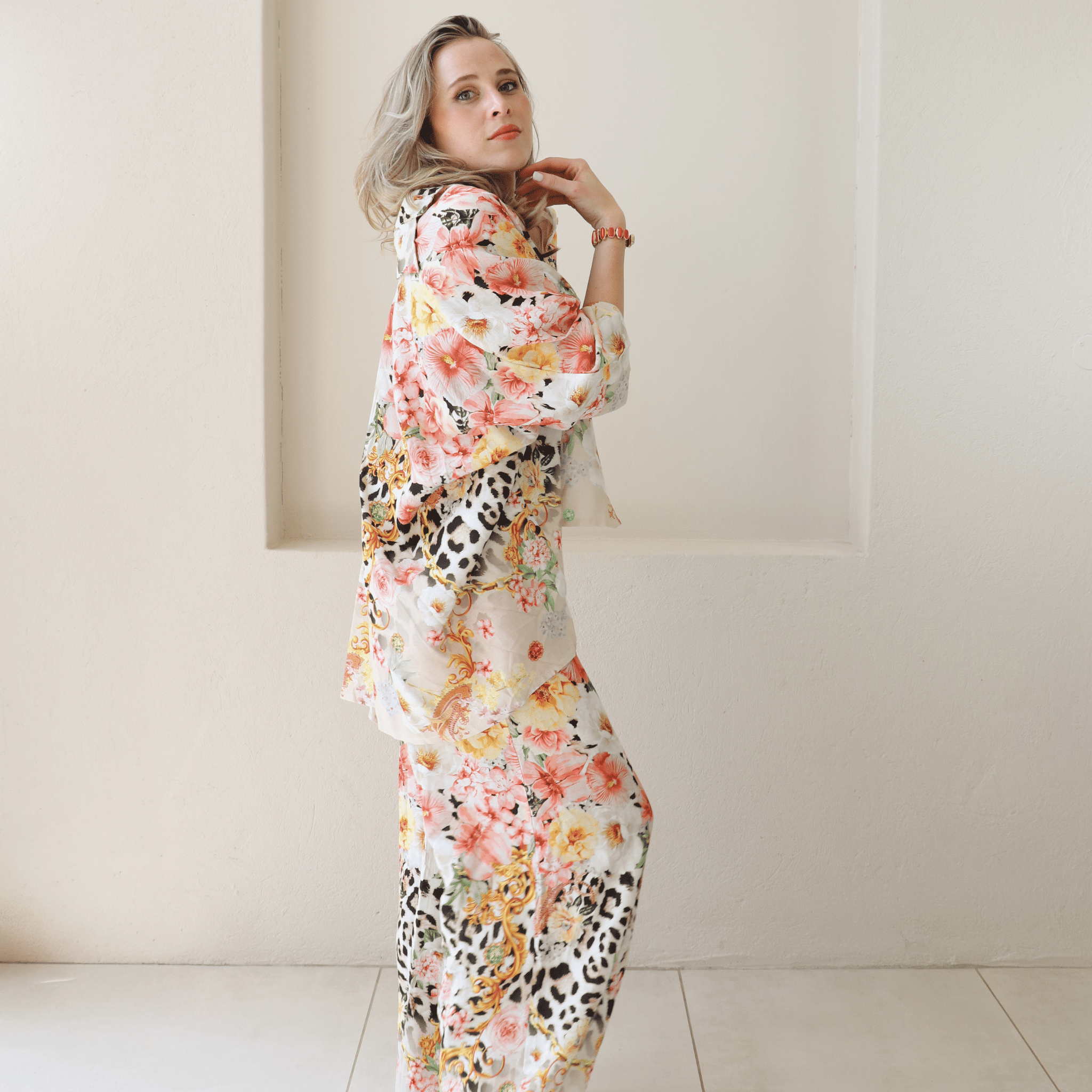 XANTHIA SOFT LINEN BLEND SHIRT PANTS SET