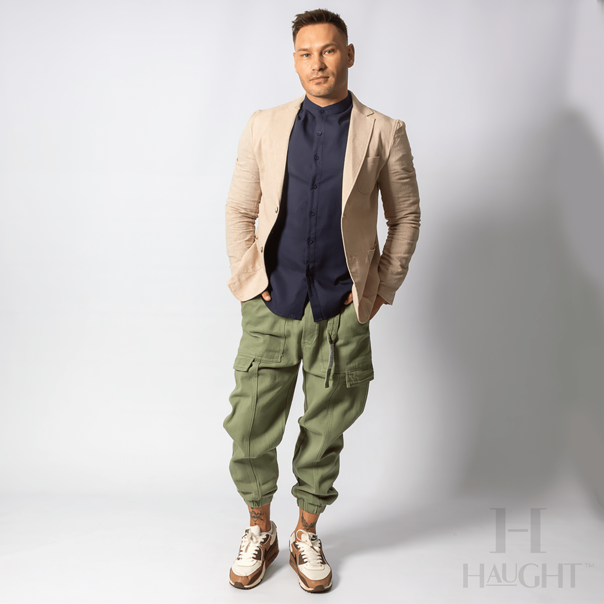 ALLESANDRO CARGO JOGGER ELASTICATED PANTS