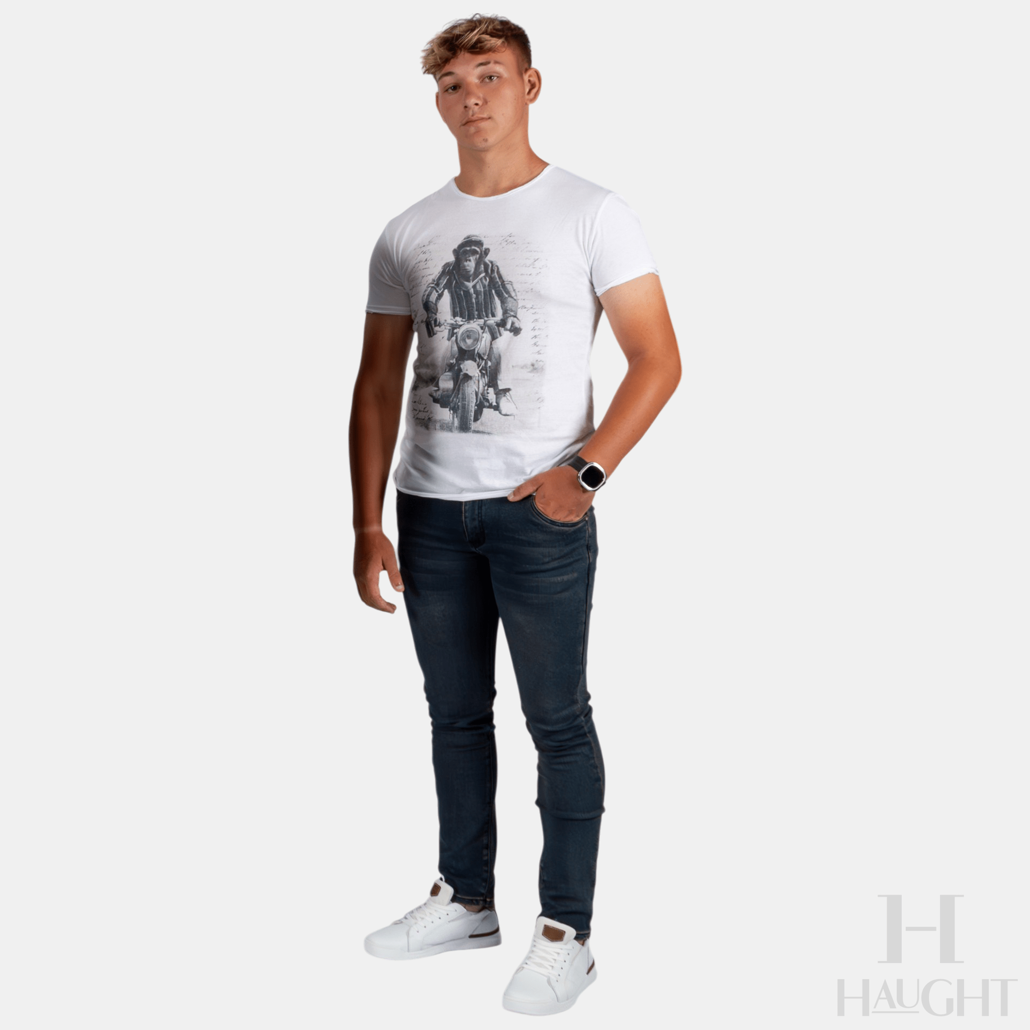 ROMEO MONKEY MOTORCYCLE T-SHIRT