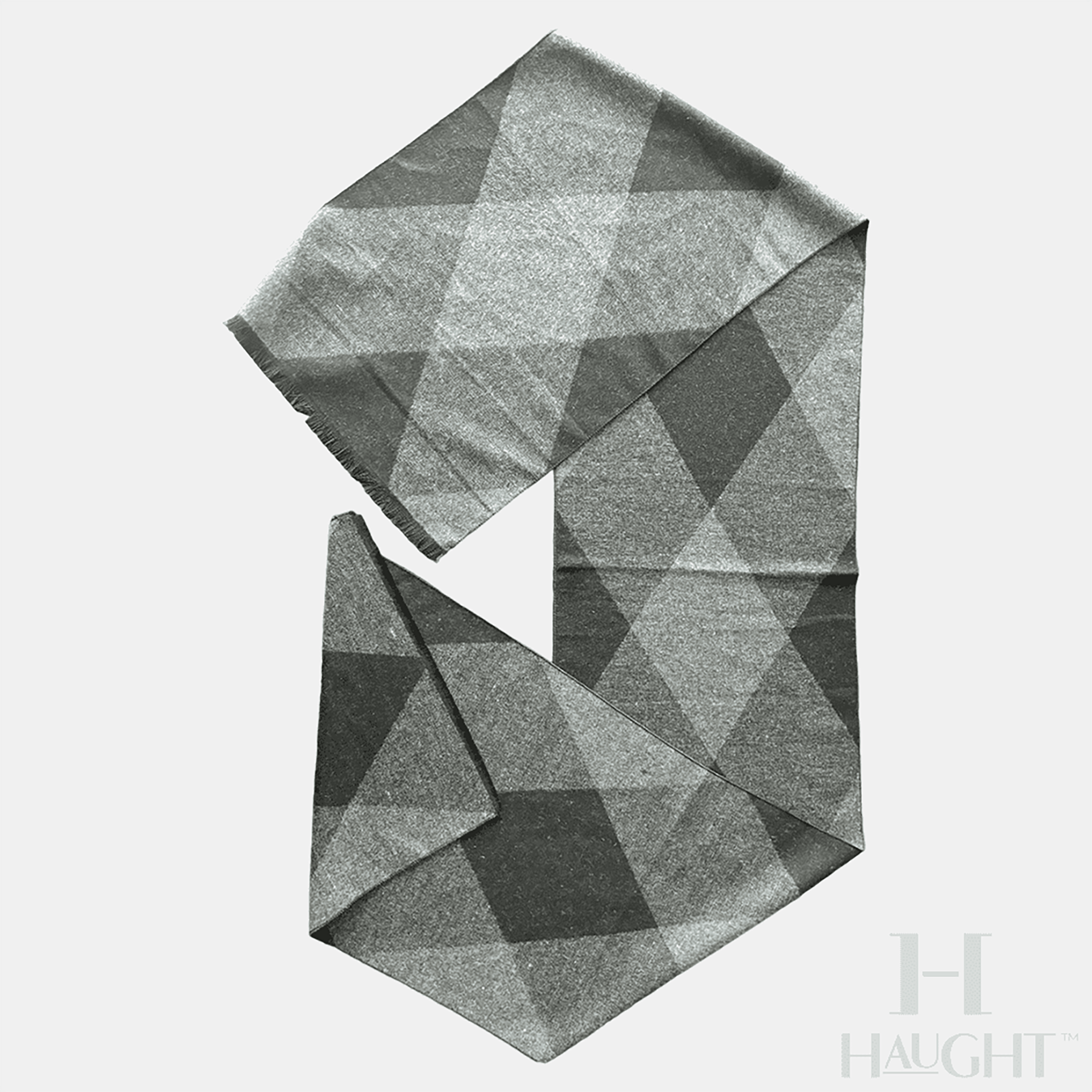 LEONARDO BIG DIAMOND PRINT SCARF - 1.85 x 31CM