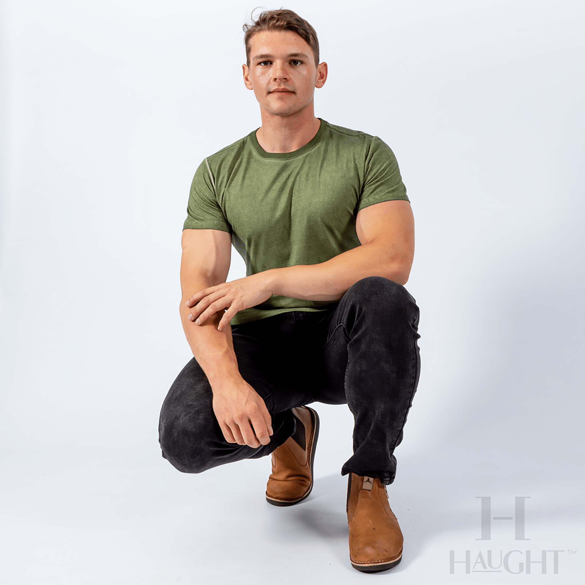 ELIO COTTON PLAIN ROUND NECK T-SHIRT