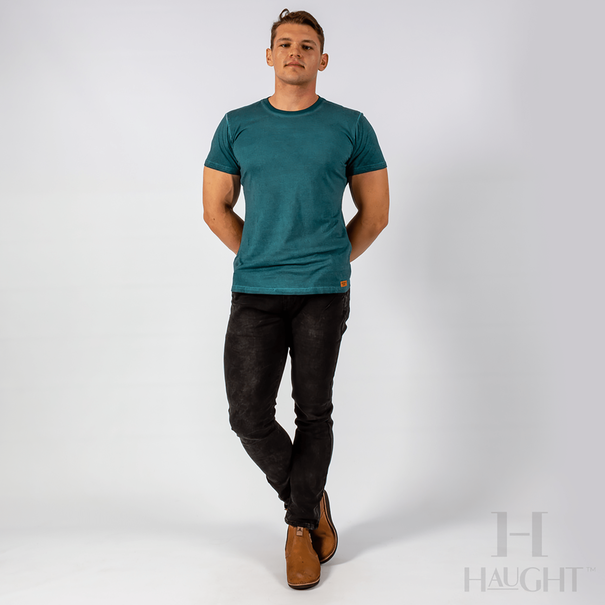 ELIO COTTON PLAIN ROUND NECK T-SHIRT