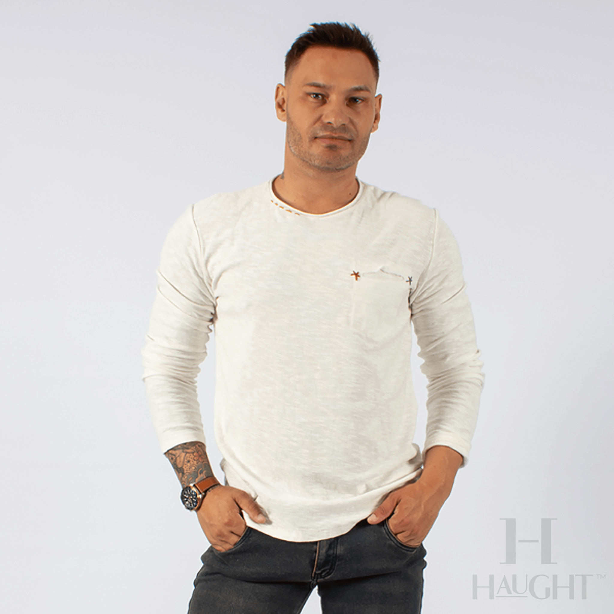 MARCO POCKET DETAIL L/S SHIRT