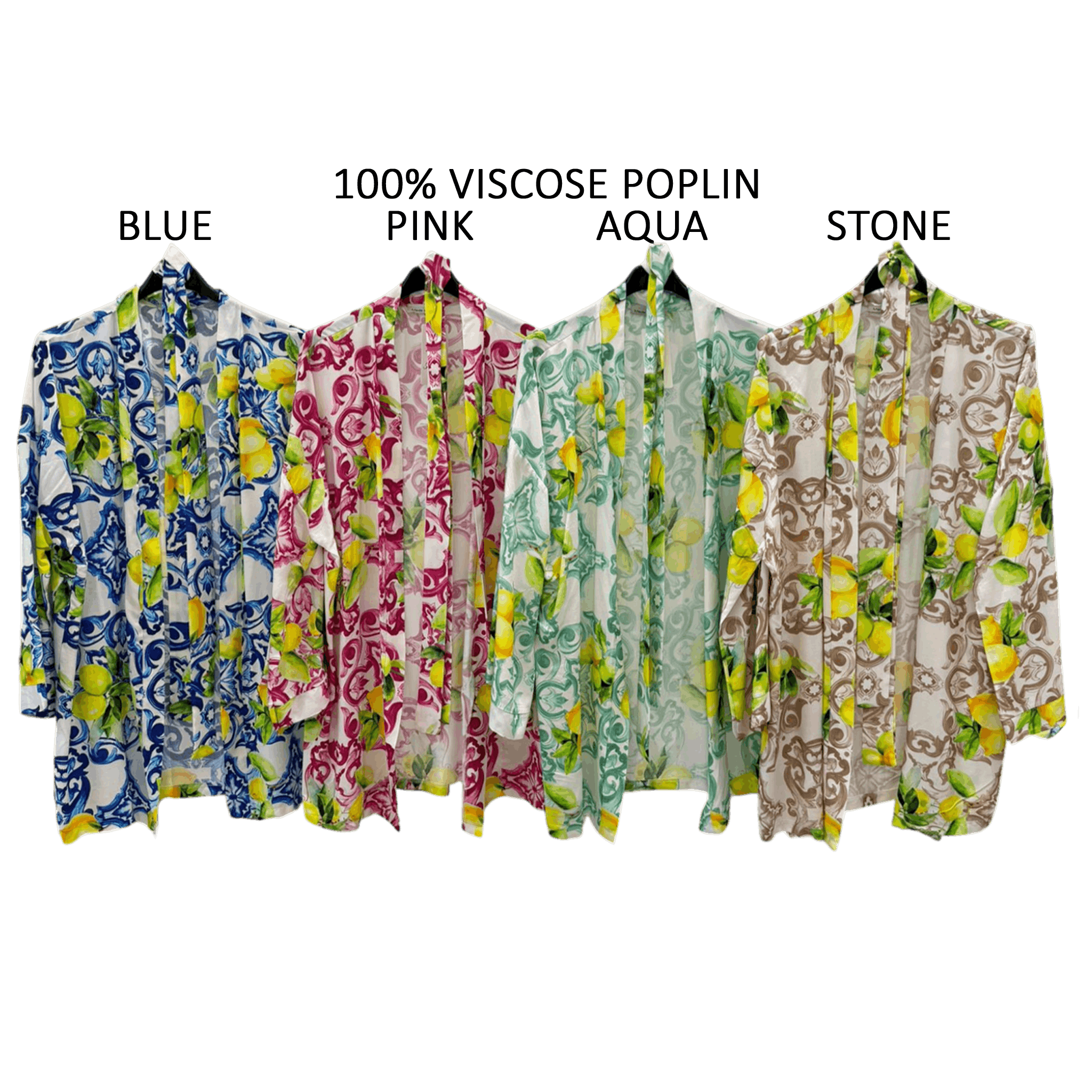 EULALIE SOFT VISCOSE KIMONO JACKET
