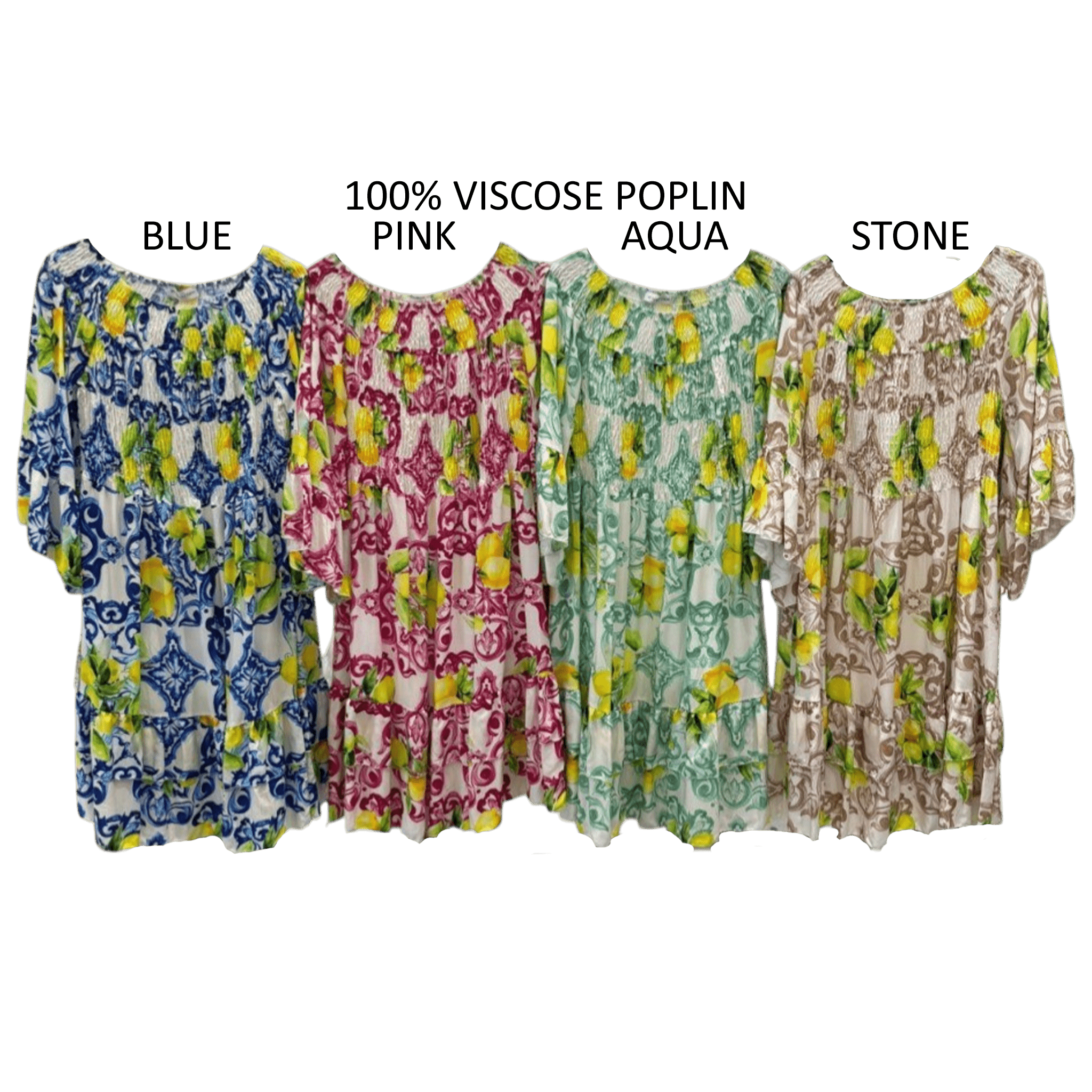 ALLEGRA SOFT VISCOSE PEASANT DRESS