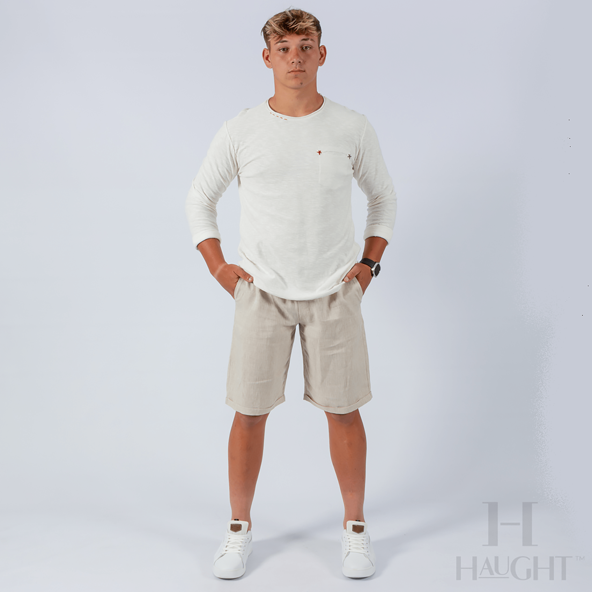 LINEN SHORTS